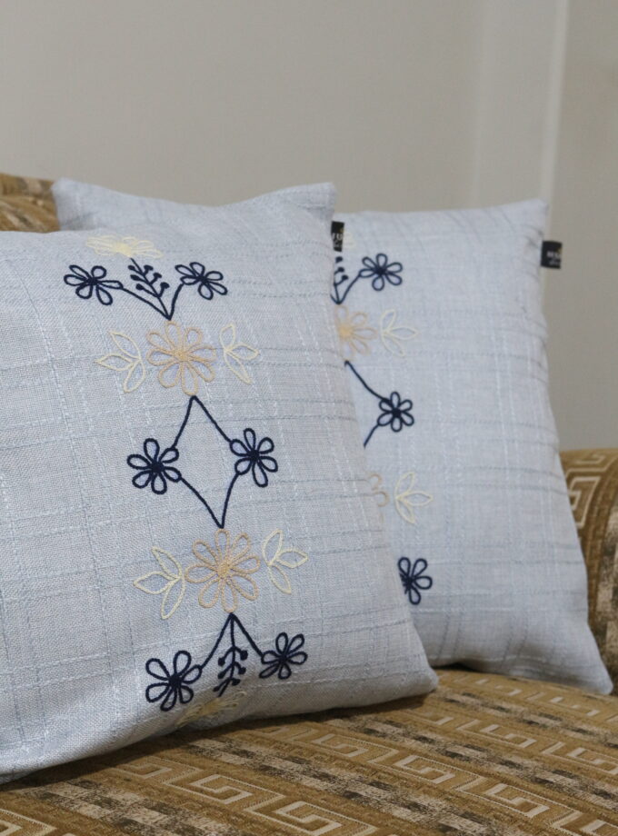 6 Pcs Embroidered Runner cushion covers set