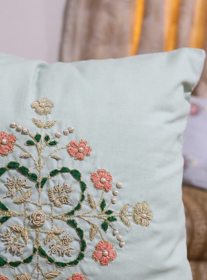 4 Pcs Embroidered cushion covers set