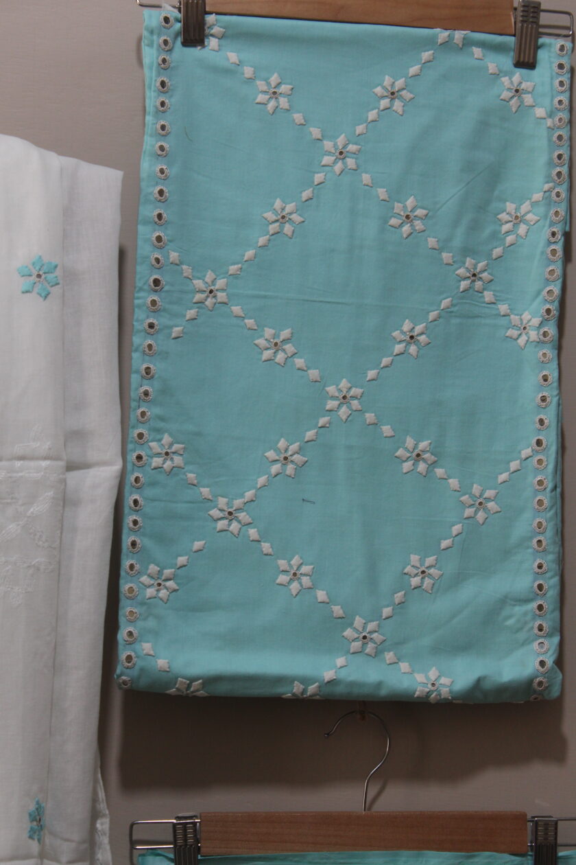 3 Pcs PP + mirror work Suit - Image 2