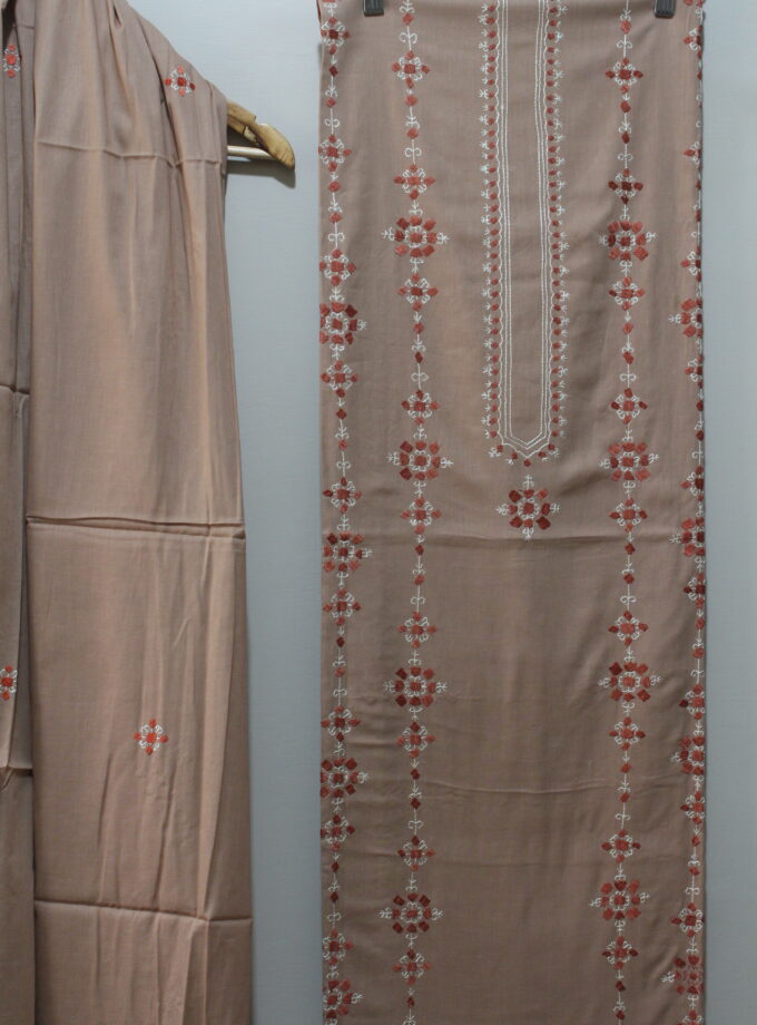 3 Pcs Embroidery Suit