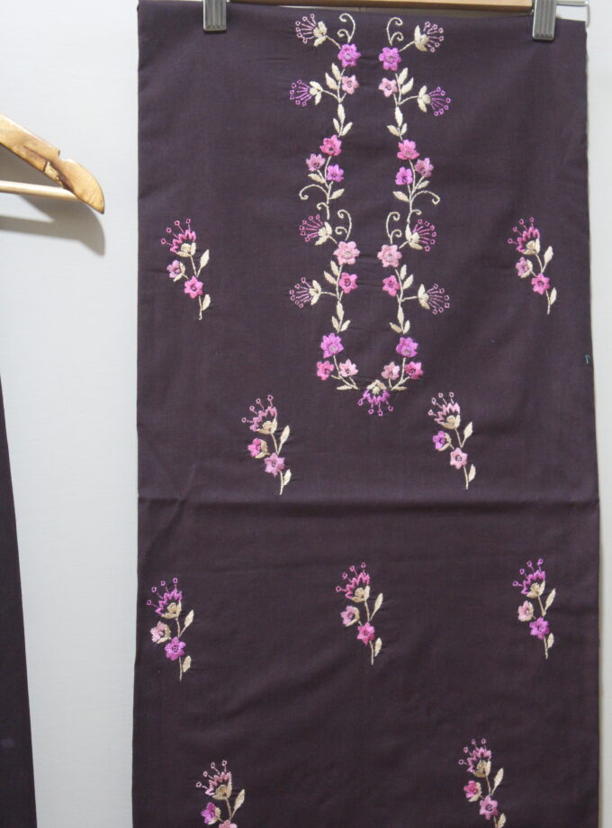 3 Pcs Embroidery Suit