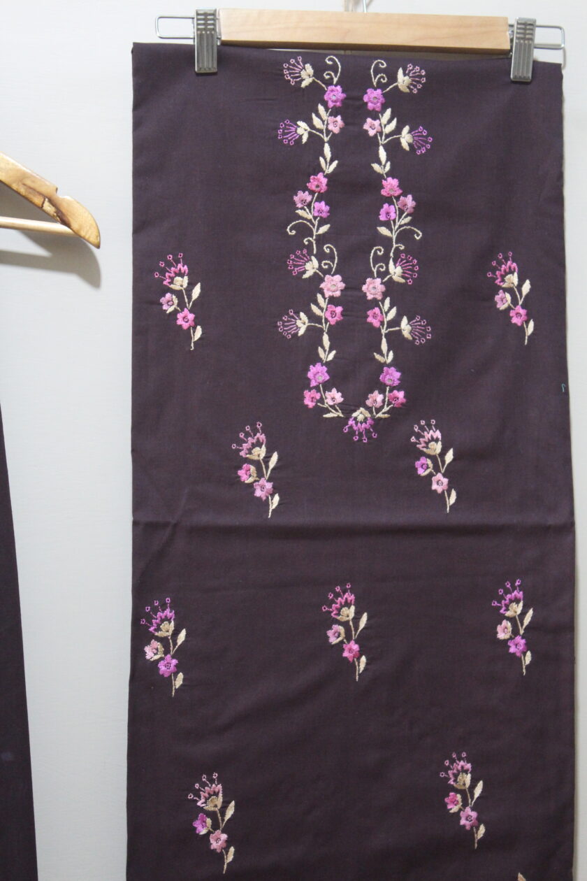 3 Pcs Embroidery Suit