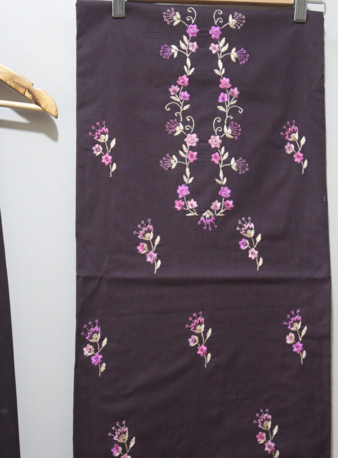 3 Pcs Embroidery Suit