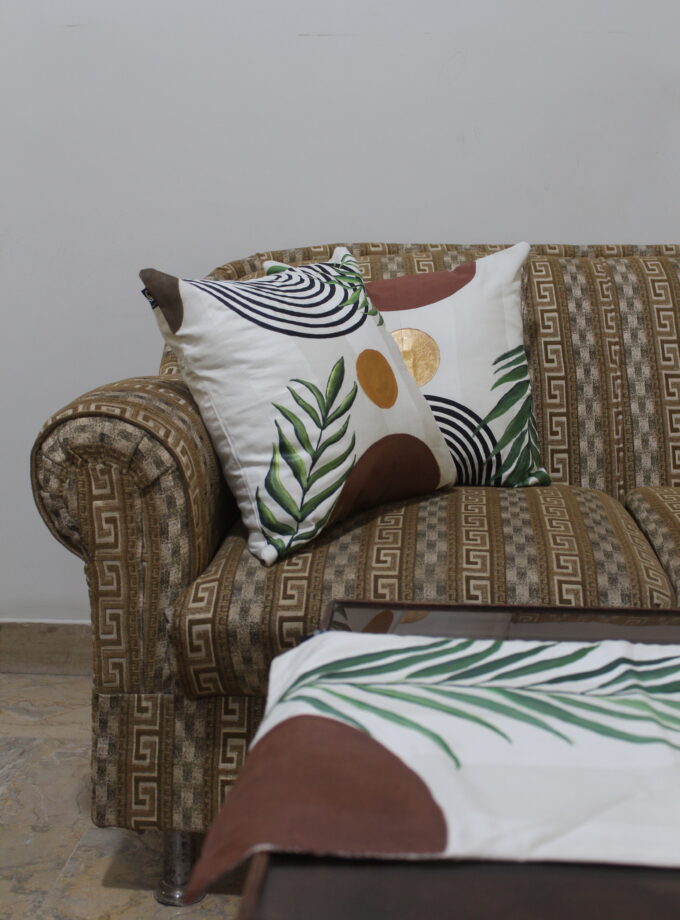 5 Piece Runner & cushion covers set