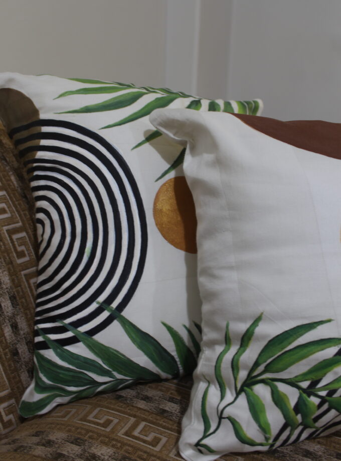 5 Piece Runner & cushion covers set