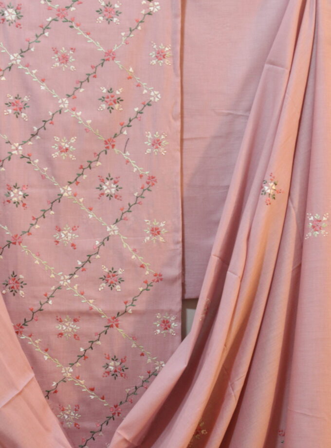 3 Pcs Embroidery Suit