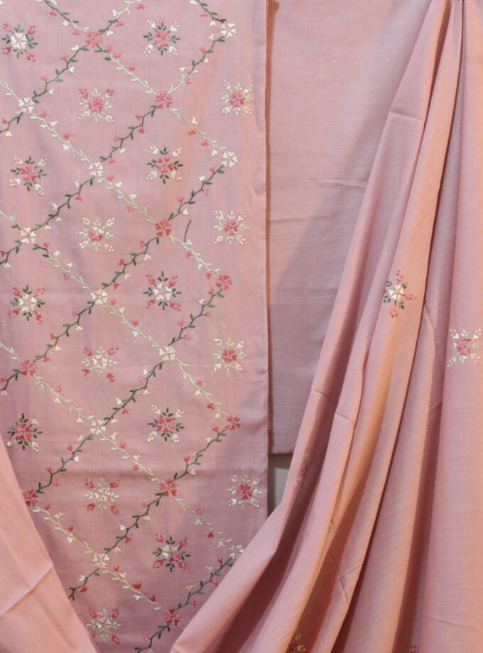 3 Pcs Embroidery Suit