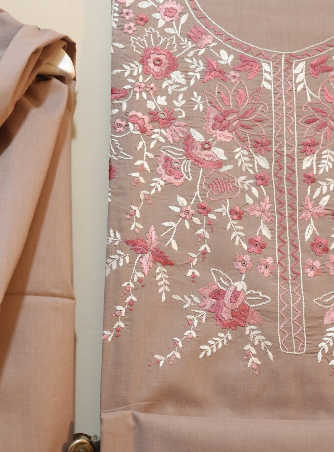 3 Pcs Embroidery and Mirror Work Suit