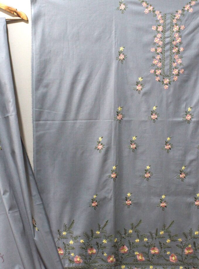 3 Pcs Embroidery Suit