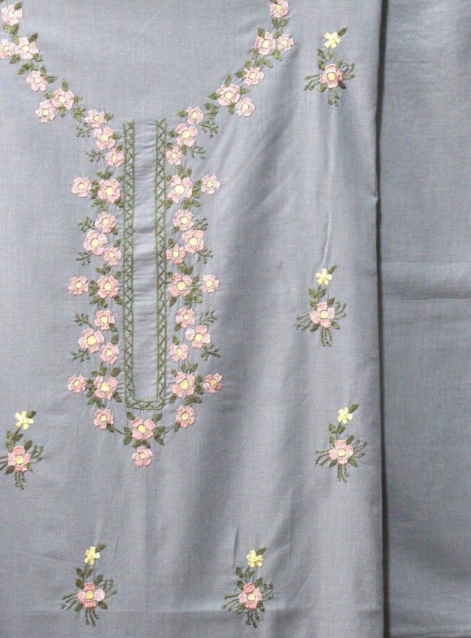 3 Pcs Embroidery Suit