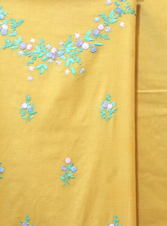 3 Pcs Embroidery Suit