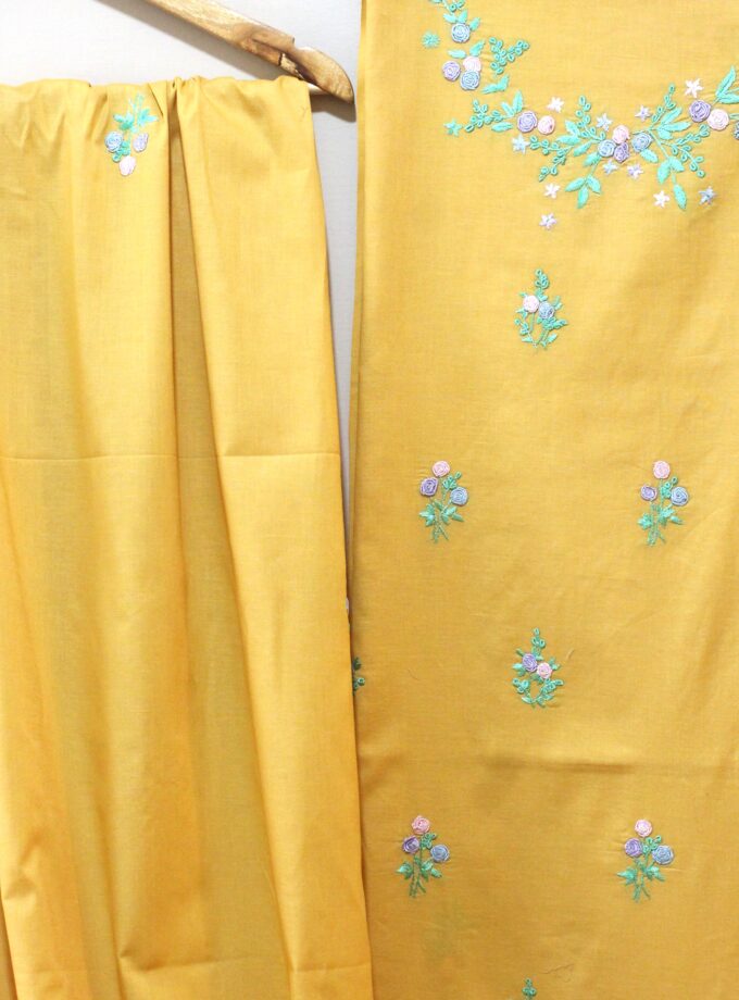 3 Pcs Embroidery Suit