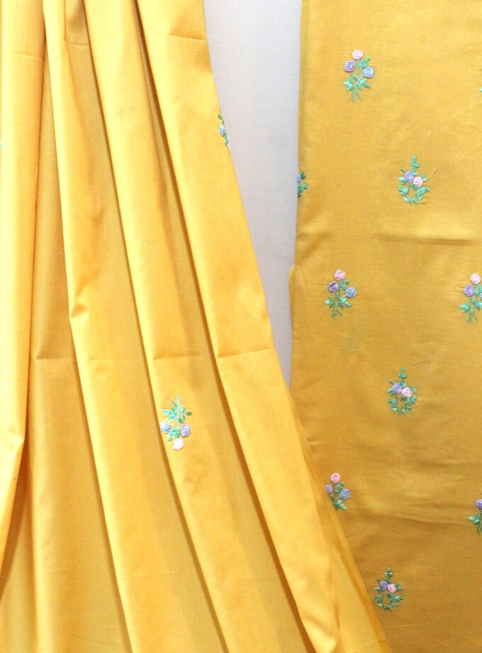 3 Pcs Embroidery Suit