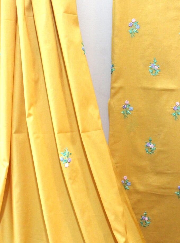 3 Pcs Embroidery Suit