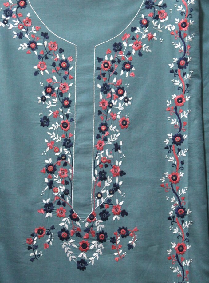 3 Pcs Embroidery Suit