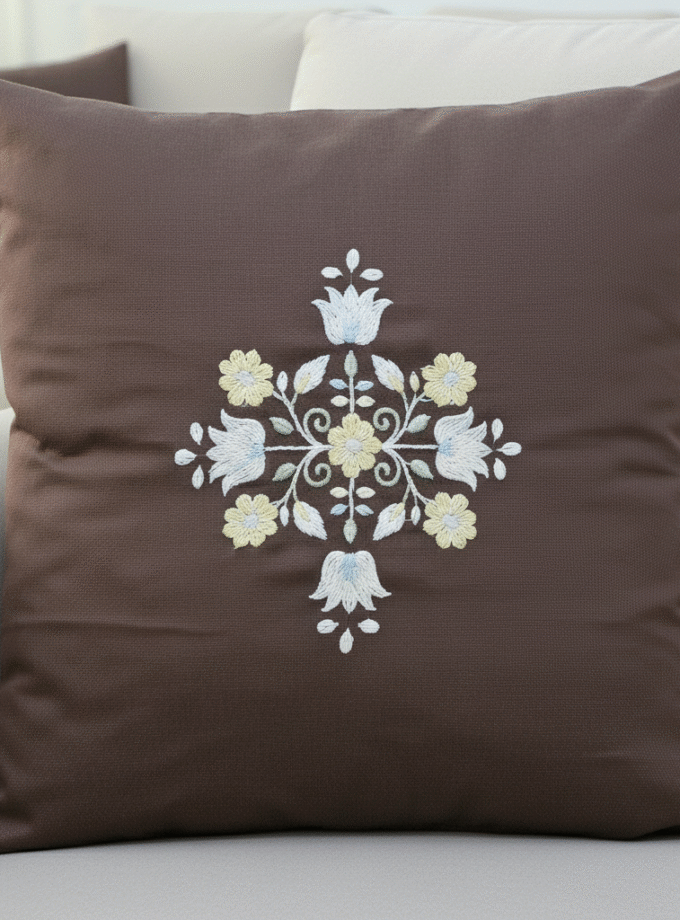 4 Pcs Embroidered Runner cushion covers set