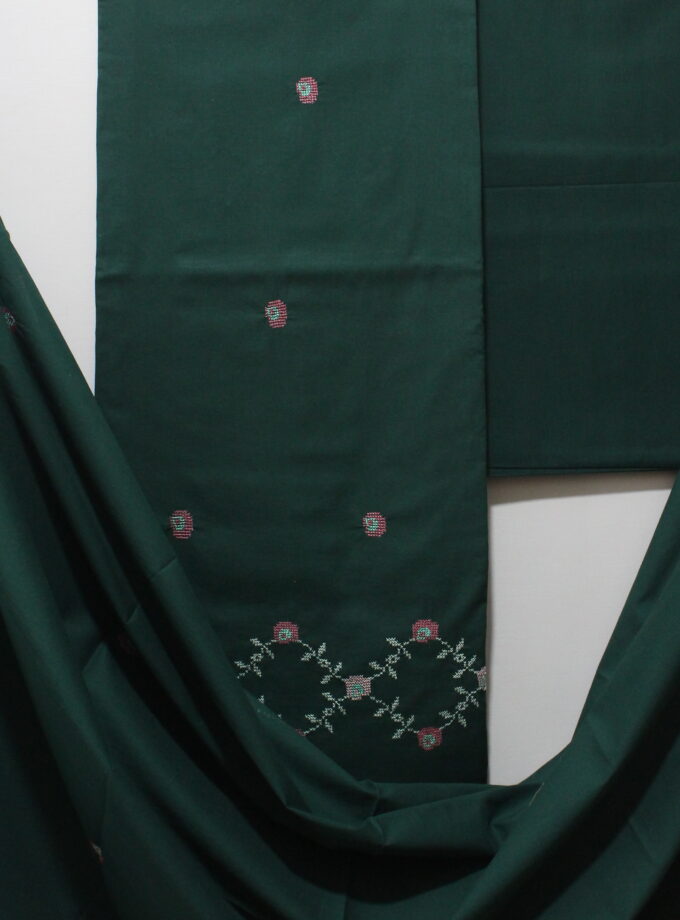 3 Pcs Cross Stitch Suit