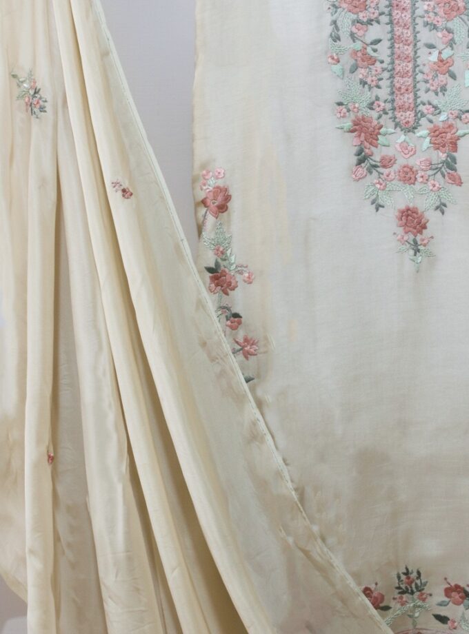 3 Pcs Fancy Embroidery Suit