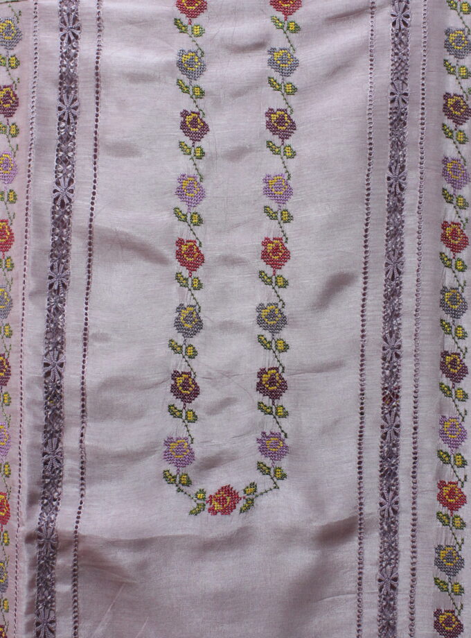 3 Pcs Fancy Cross-Stitch plus tarkashi Suit