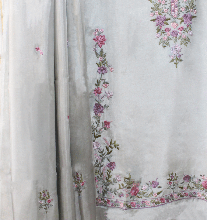 3 Pcs Fancy Embroidery Suit