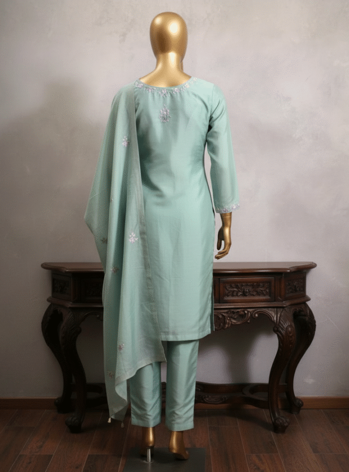 3 Pcs Fancy Embroidery Suit
