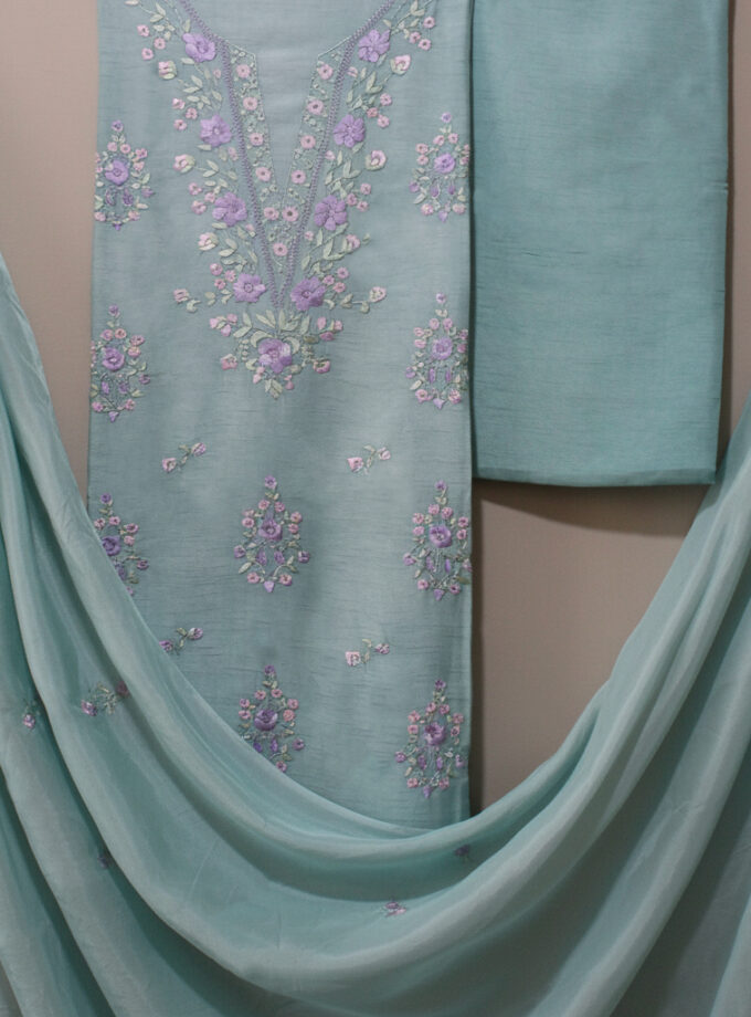 3 Pcs Fancy Embroidery Suit