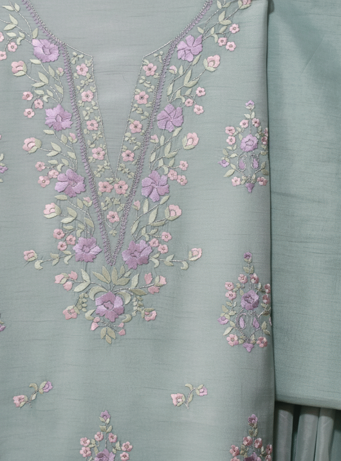 3 Pcs Fancy Embroidery Suit