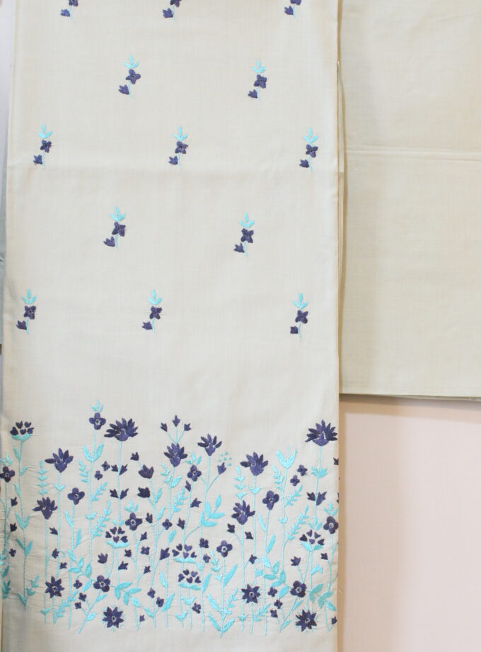 3 Pcs Embroidery Suit