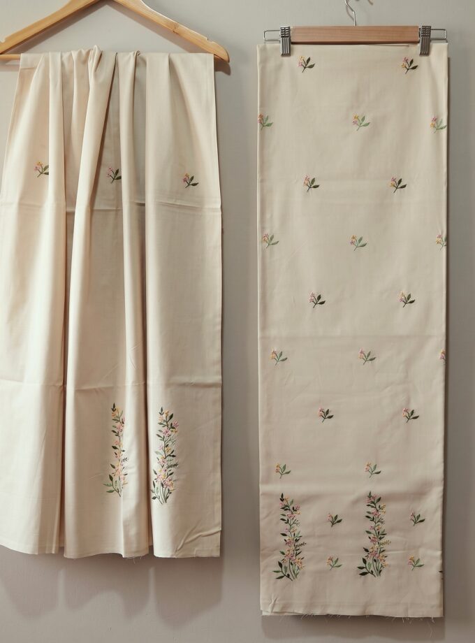 3 Pcs Embroidery Suit