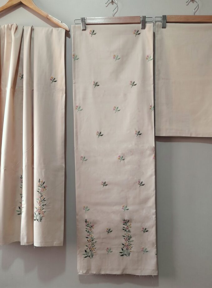3 Pcs Embroidery Suit
