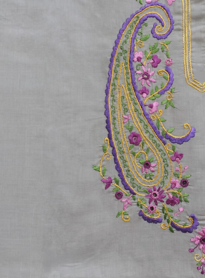 2 Pcs Embroidery and Mirror work Suit