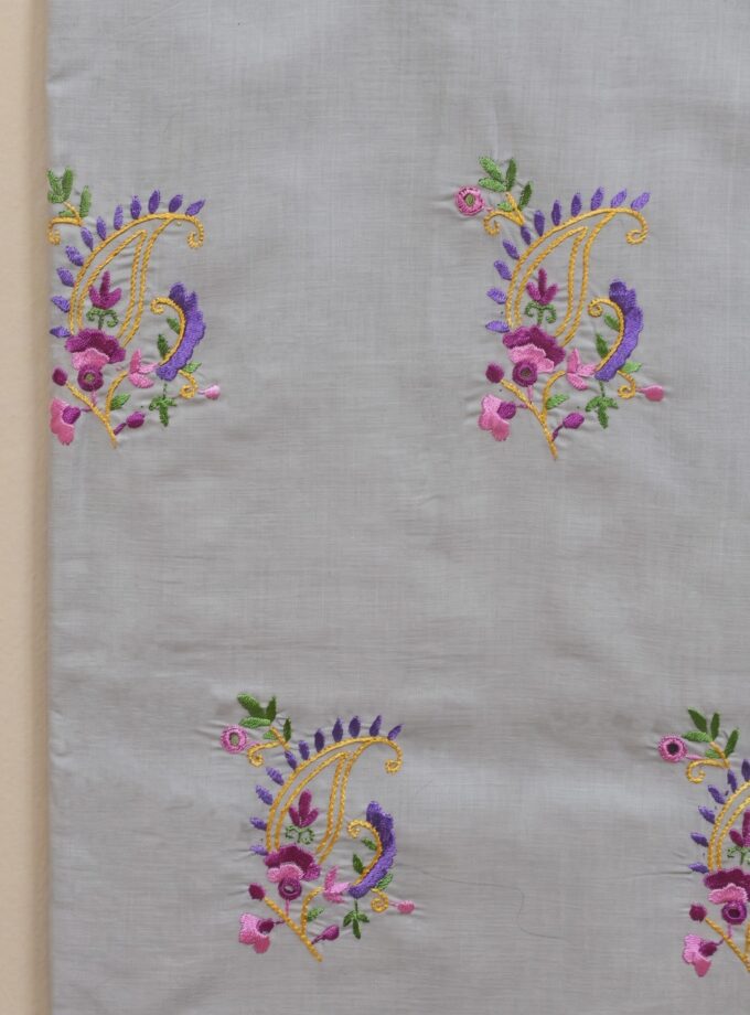 2 Pcs Embroidery and Mirror work Suit
