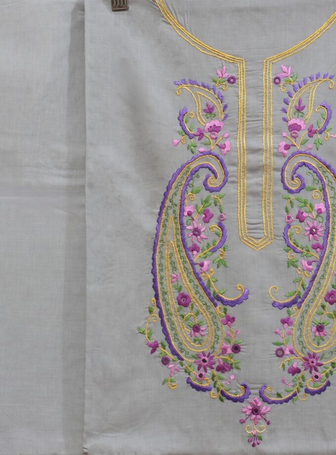 2 Pcs Embroidery and Mirror work Suit