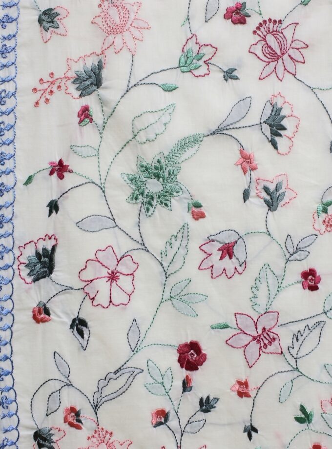 2 Pcs Embroidery Suit