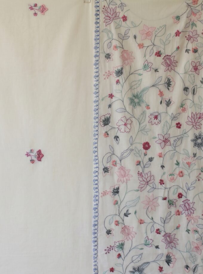 2 Pcs Embroidery Suit