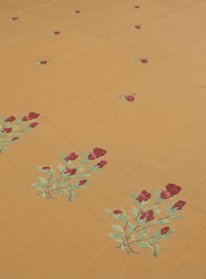 5 Pcs Cross-Stitch Bedsheet set