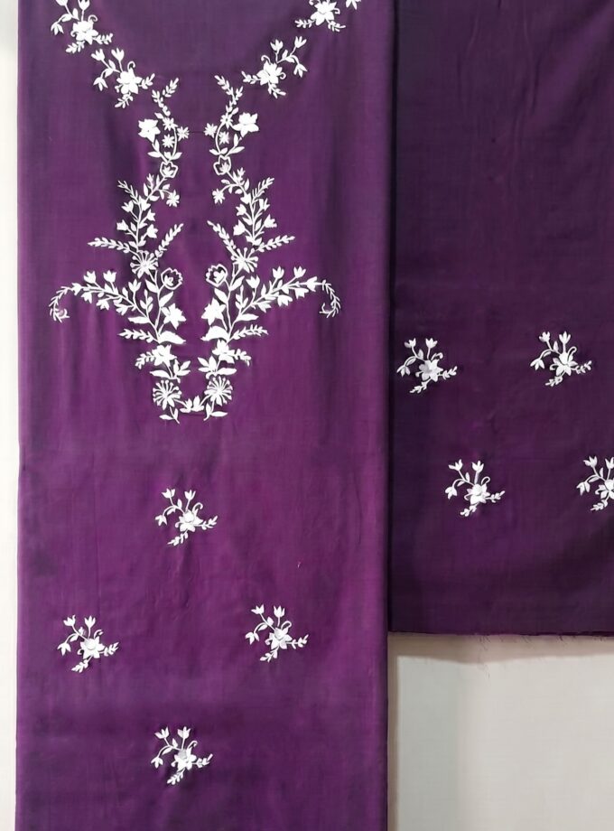 2 Pcs Embroidery Suit