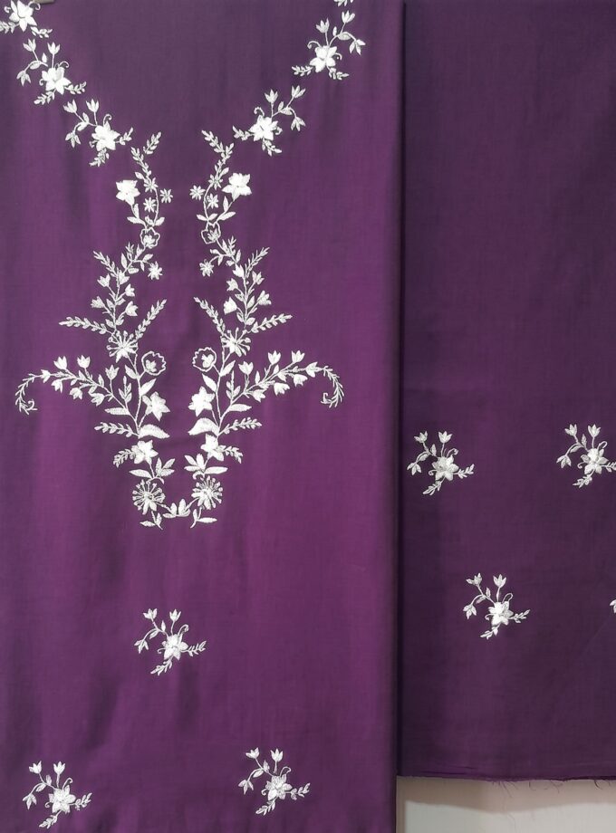 2 Pcs Embroidery Suit