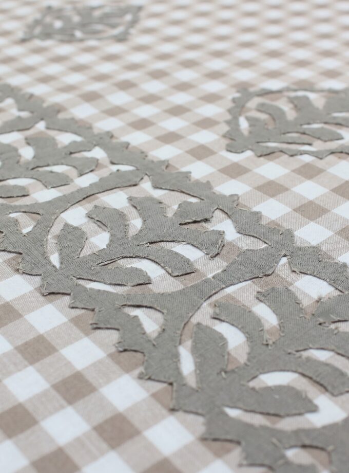 3 Pcs Applique Bedsheet set