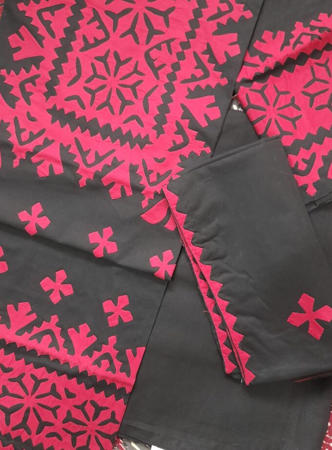 3 Pcs Applique Suit